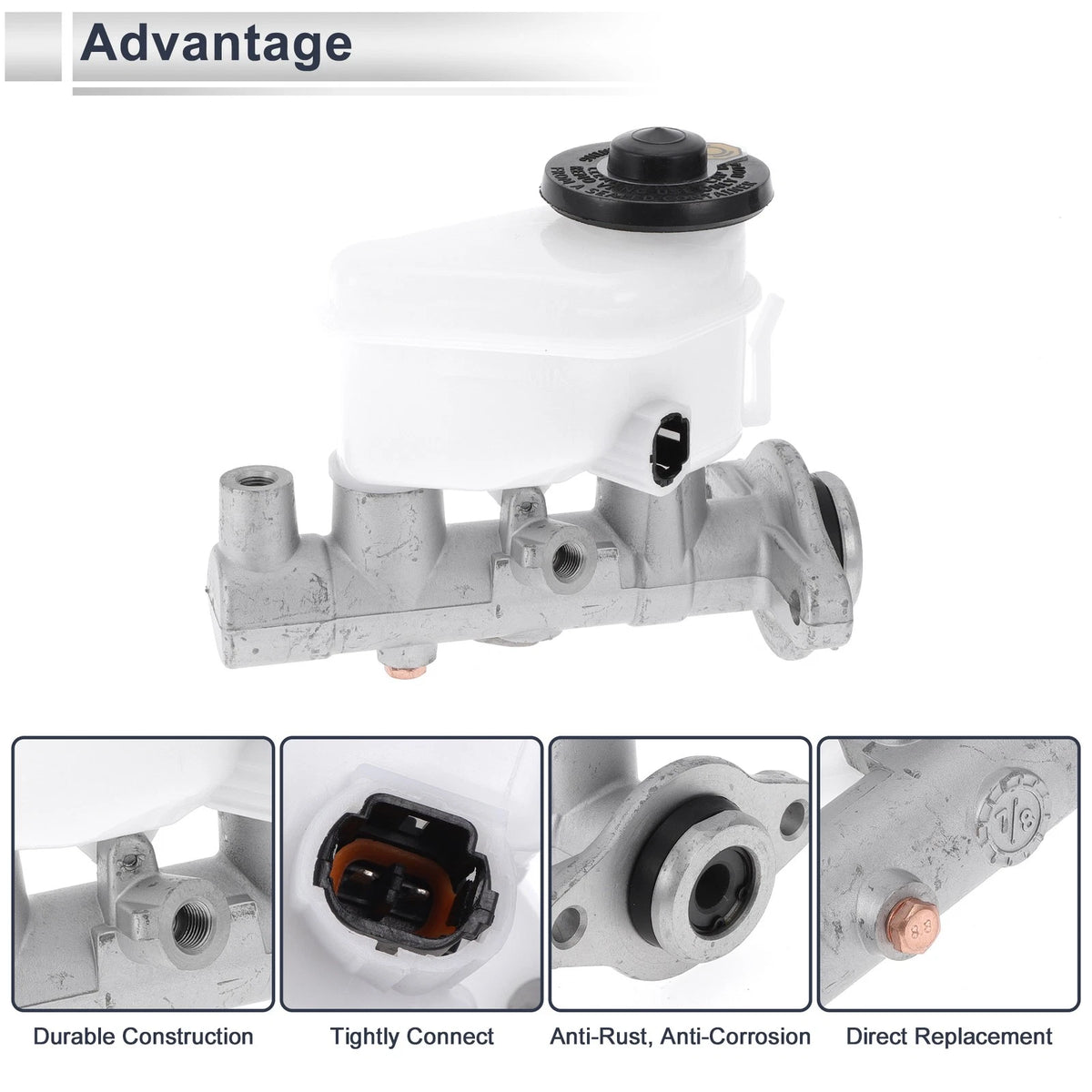Brake Master Cylinder with Reservoir for Toyota Corolla AE101 AE111 (1993–1995)