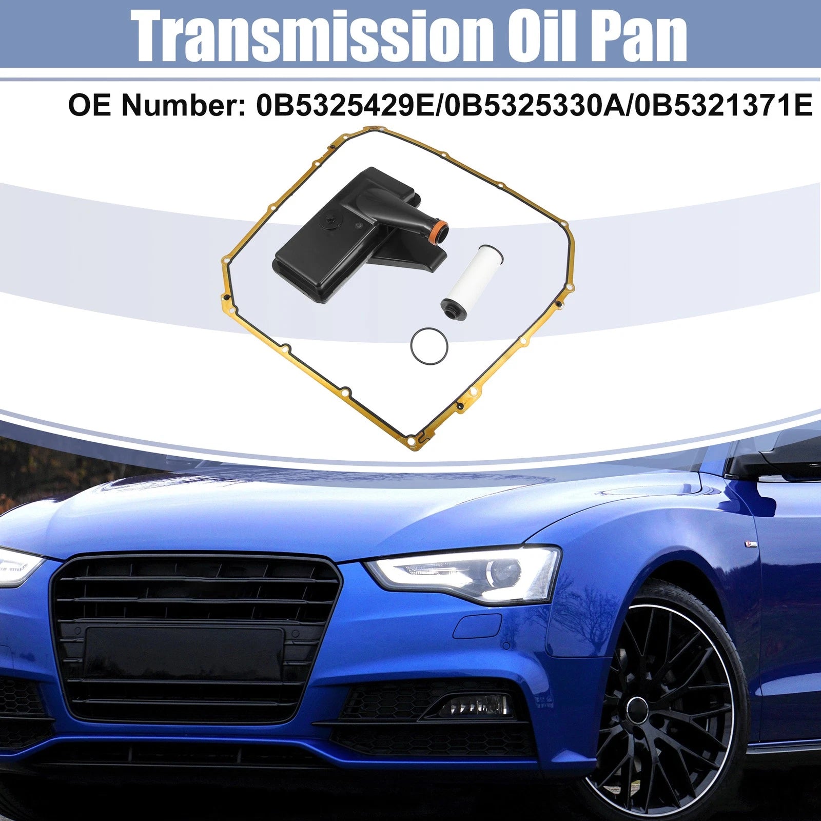 Transmission Filter Oil Pan Gasket Kit for Audi A4 A5 RS5 (2005–2018)