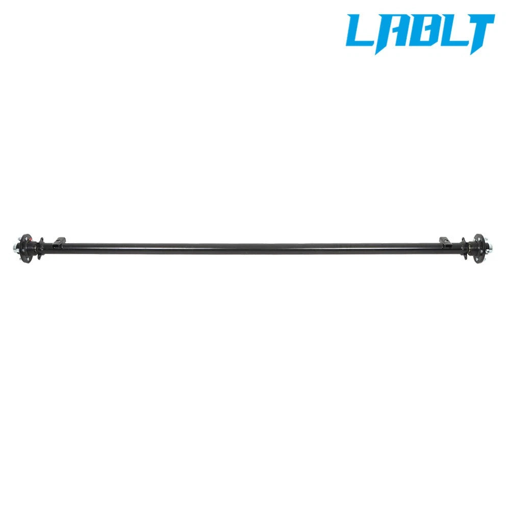 3500lb Trailer Axle for Boat Trailer Cargo RV (Complete, 5 Lug, U-Bolt Kit)
