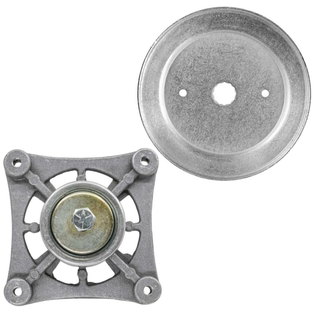 Deck Spindle and Pulley Replacement for Poulan 48 Inch Lawn Mower (2010–2024)