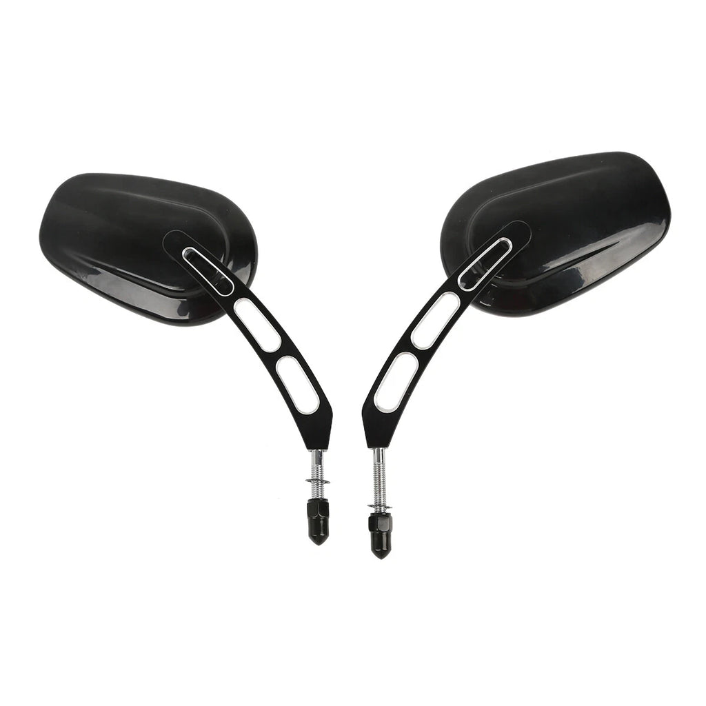 Rear View Mirrors for Harley Softail Slim Dyna FXDF Fat Boy (8mm Thread)