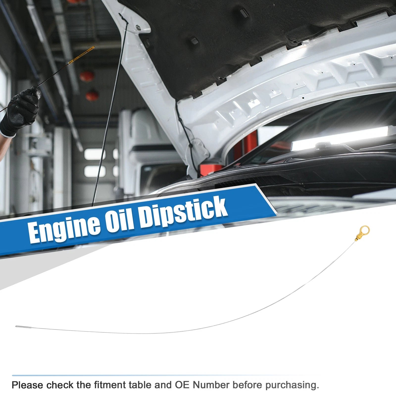 Engine Oil Level Indicator Dipstick OEM Replacement for Chevrolet Express 1500 (2003–2023)