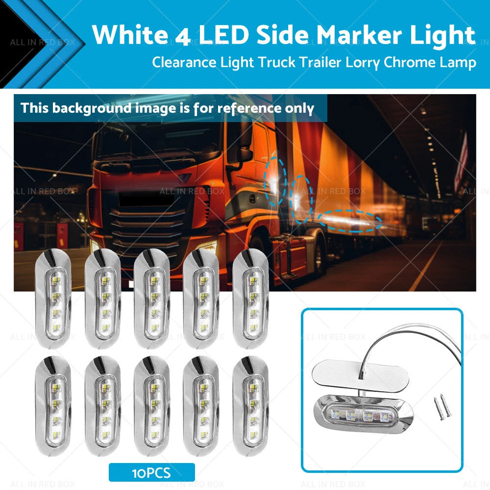 10X LED Side Marker Clearance Light for Truck Trailer (Fits )