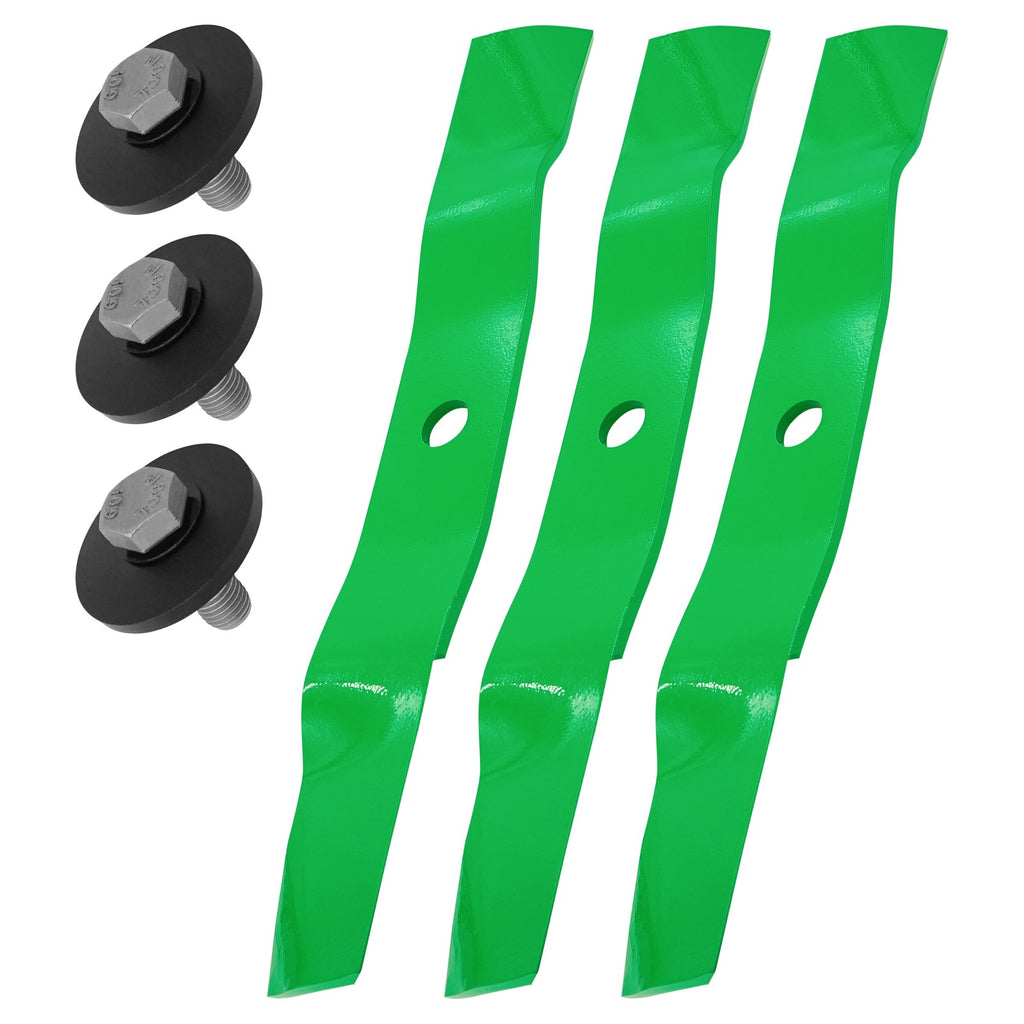 Deck Medium Lift Blades with Bolts for John Deere (54 in) (2001–2024)