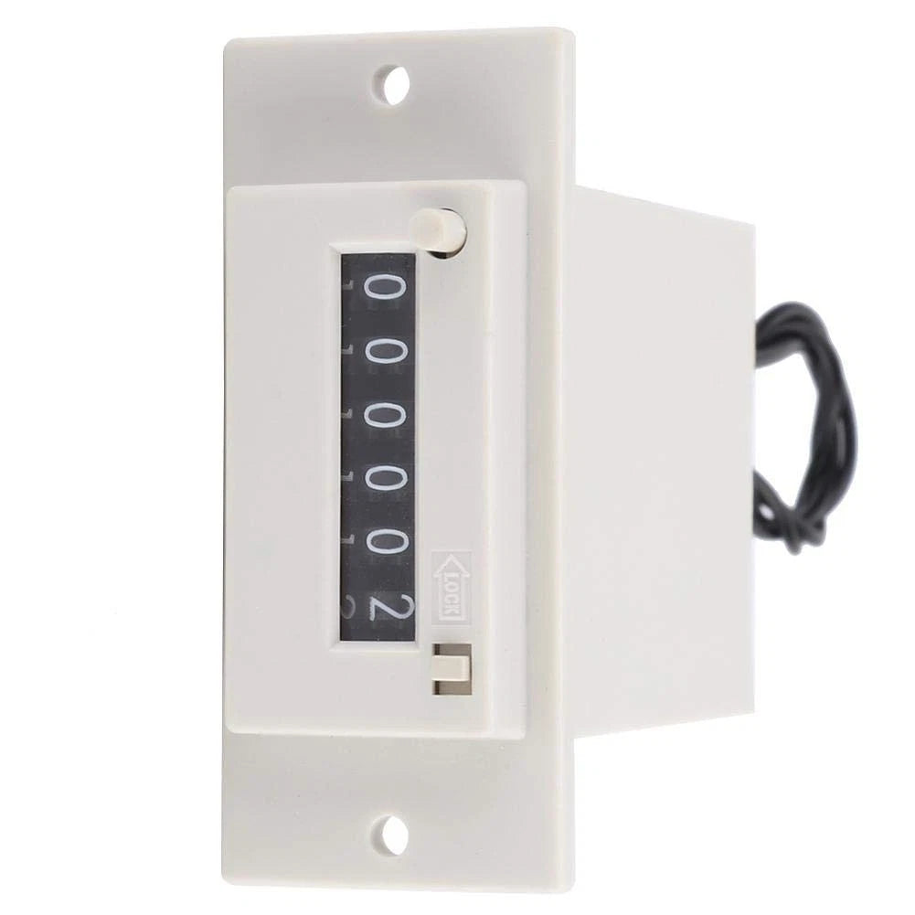 Electromagnetic Counter for DC 12V (0-999999)