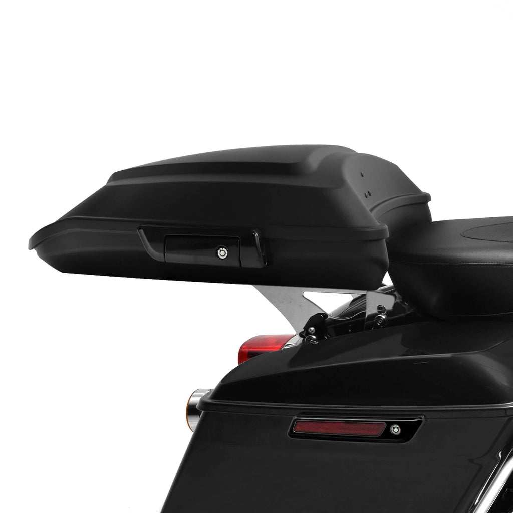 Matte Black Razor Trunk for Harley Touring Street Glide (2014–2024)