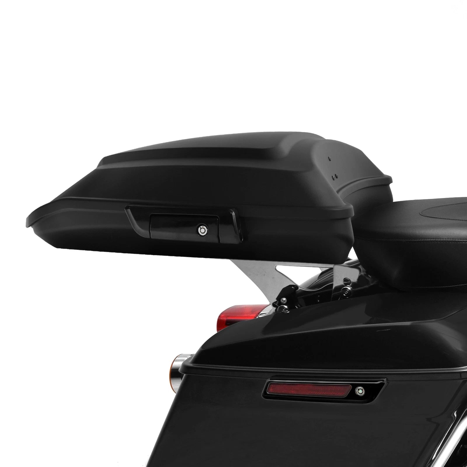 Matte Black Razor Trunk for Harley Touring Street Glide (2014–2024)