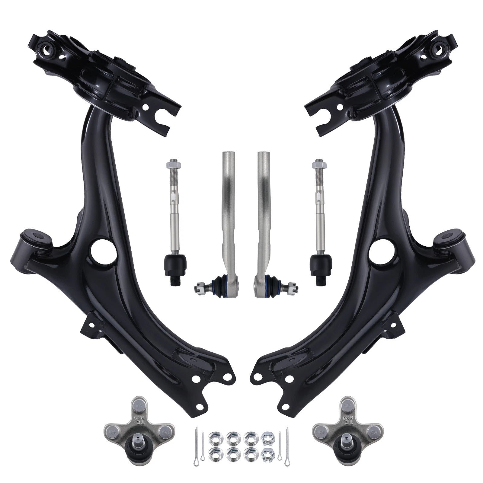 Front Lower Control Arms w/ Ball Joints for Honda Civic (2016–2019)