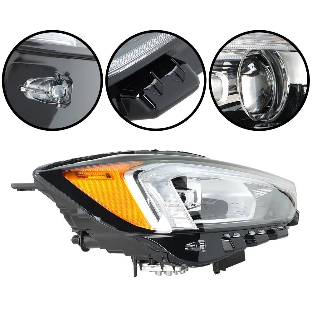 Full LED Headlight for Ford Edge (2019–2021) RH Side w/DRL