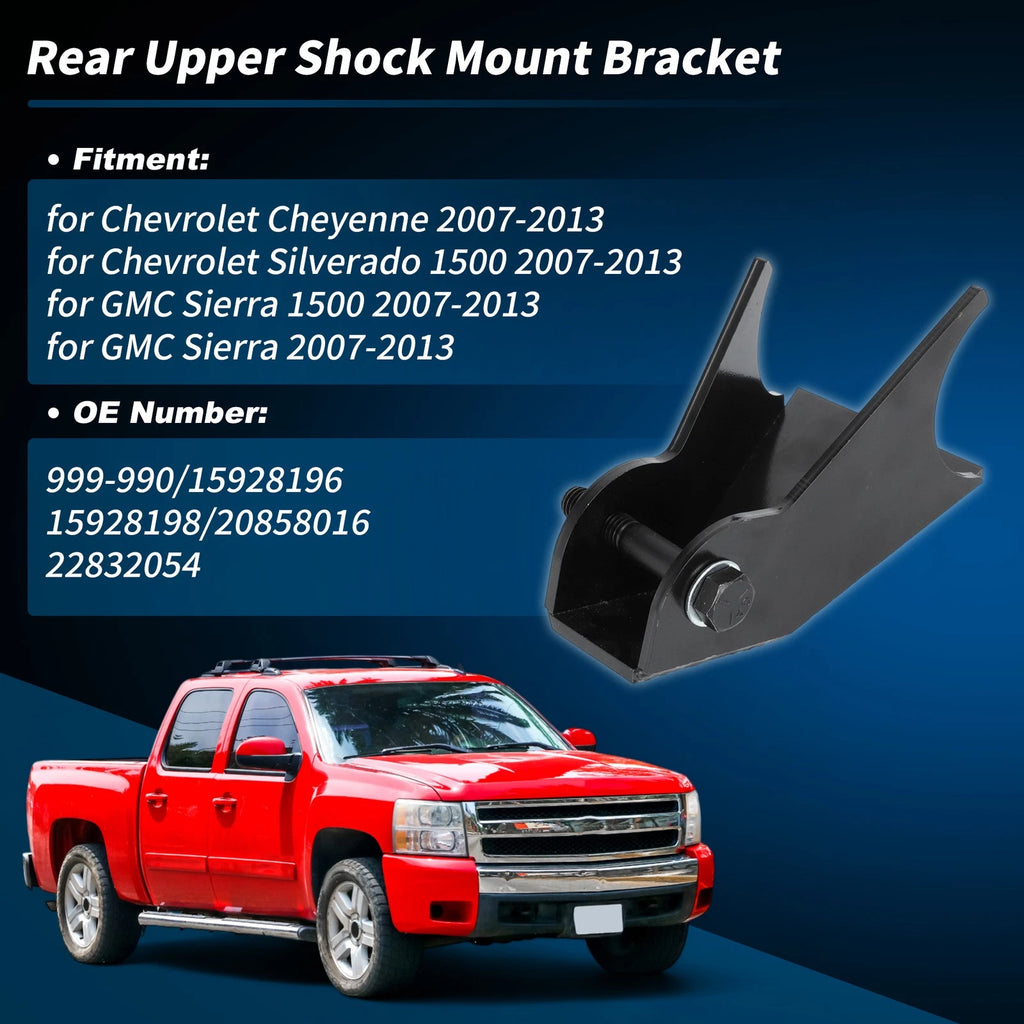 Rear Upper Shock Mount Replacement for Chevy Silverado 1500 for GMC Sierra (2007–2013)