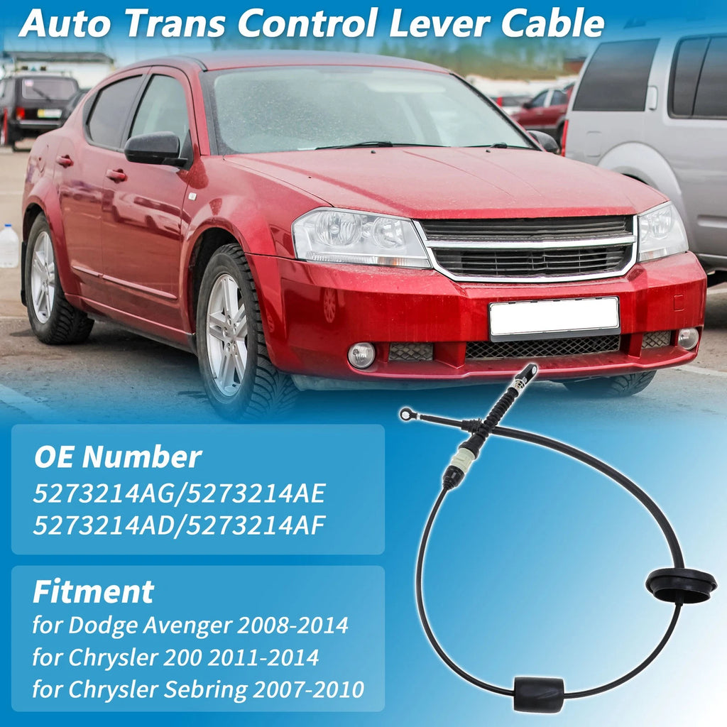 Auto Trans Gear Shifter Cable Replacement for Dodge Avenger Chrysler 200 (2007–2014)