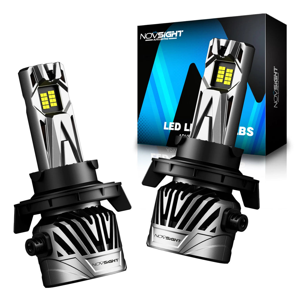 H13 9008 LED Headlight Bulb for NOVSIGHT (40000LM, High/Low Beam)