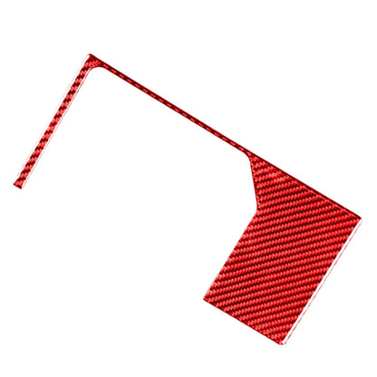 Carbon Fiber Red Gear Shift Panel Outer Frame Trim For Toyota Tundra 2014-2021
