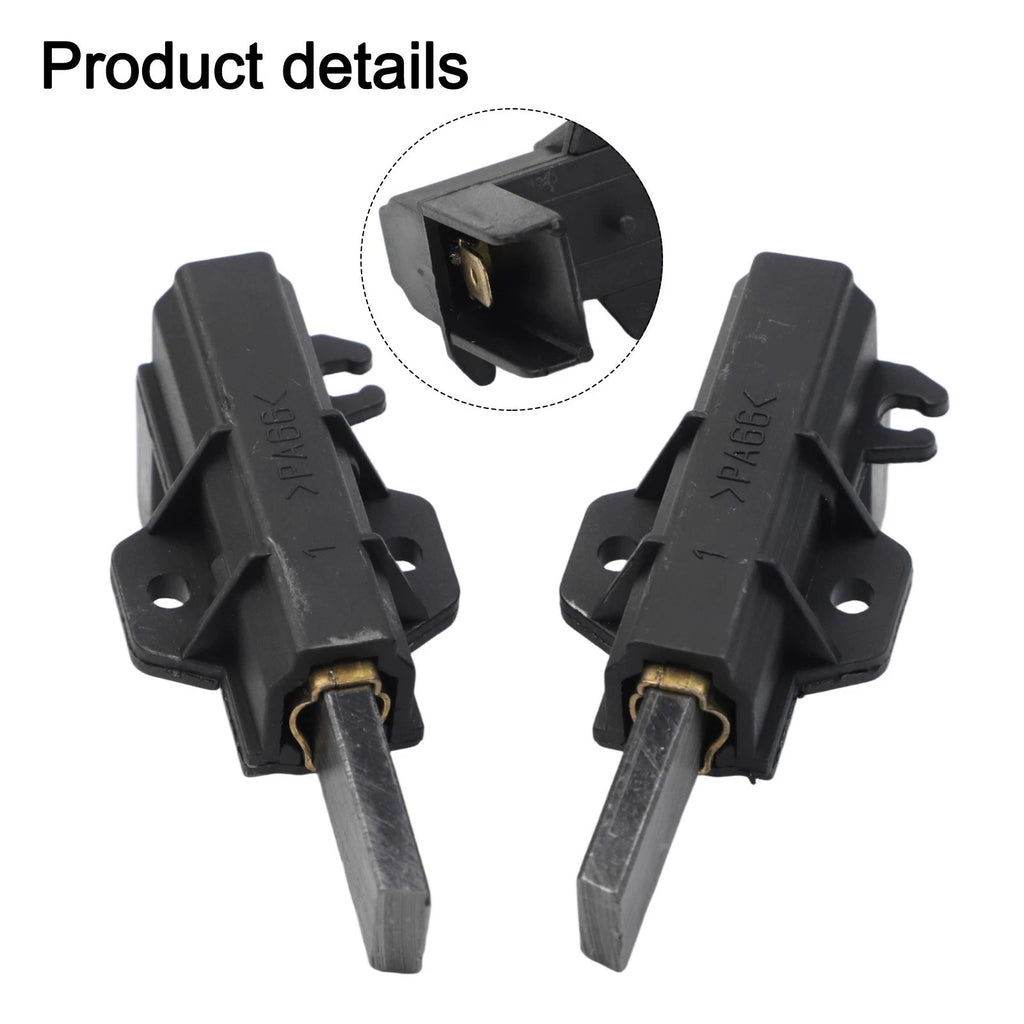 2X Replacement Carbon Brushes for Efficient WF80F5E2W4X Washer (8kg)