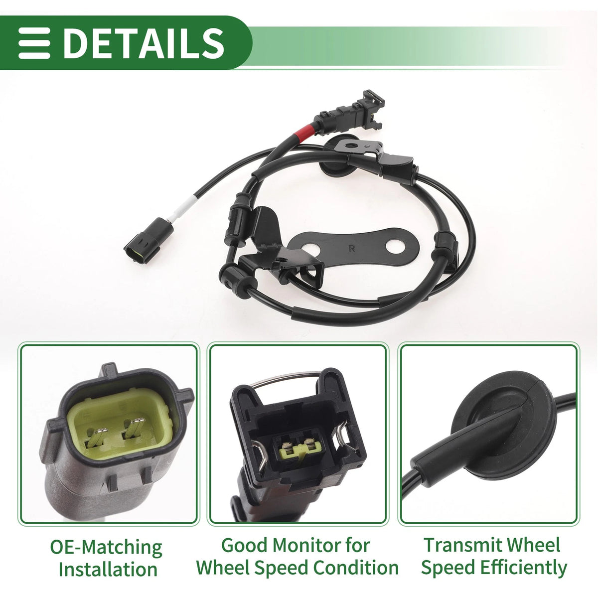 ABS Wheel Speed Sensor No. 91921D3010 for Hyundai Tucson (2015–2021)