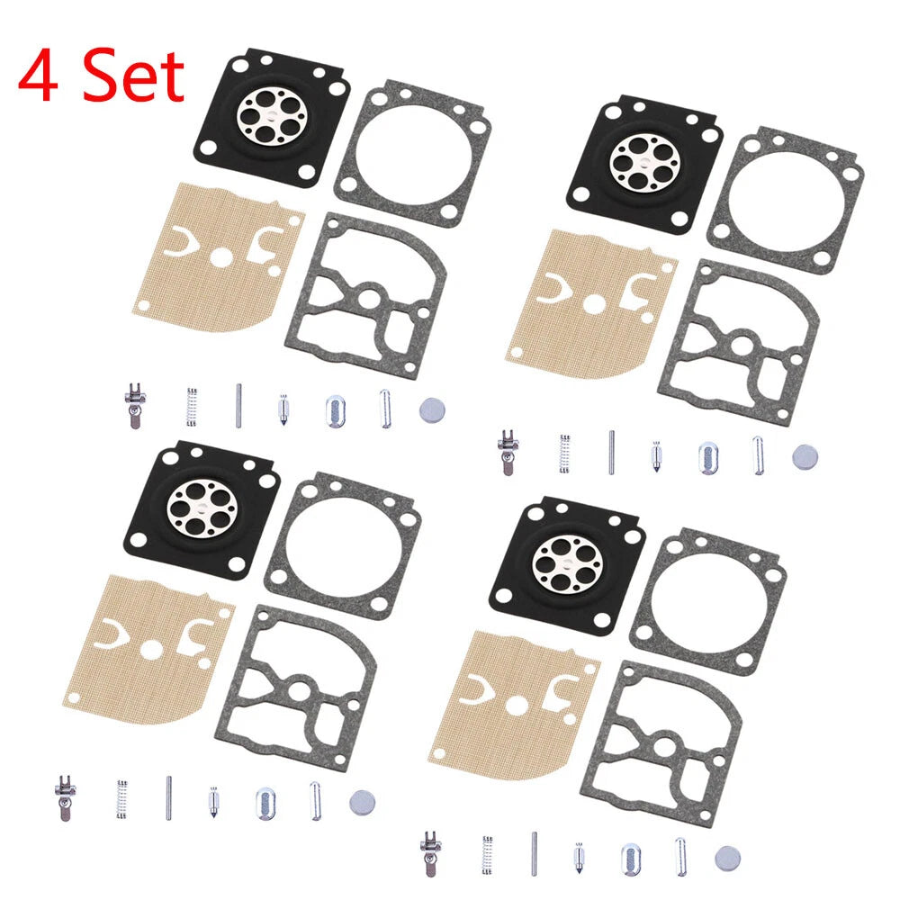 Set of 4 Carburetor Repair Kits for STIHL 017 018 MS170 MS180 ZAMA RB-66 RB-77