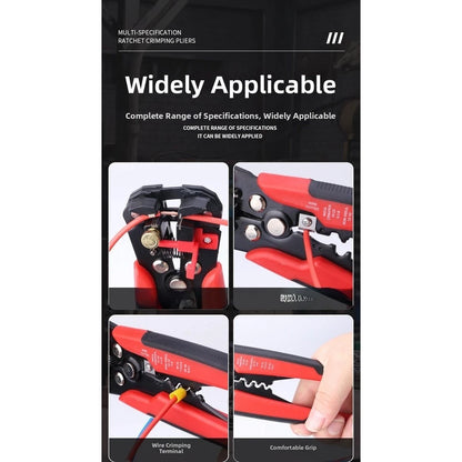 Ratcheting Crimping Pliers for Automotive Wire Terminals