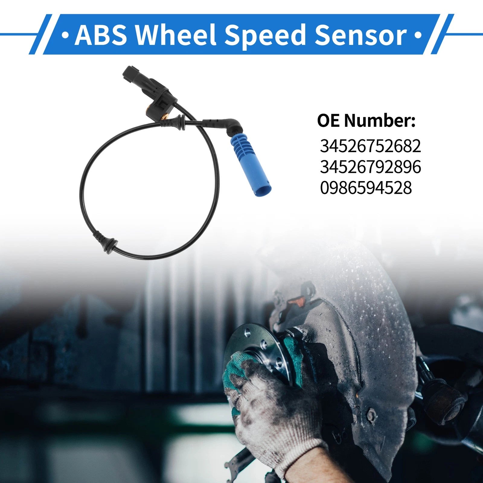 ABS Wheel Speed Sensor Front Right for BMW 325Ci (2001–2006)