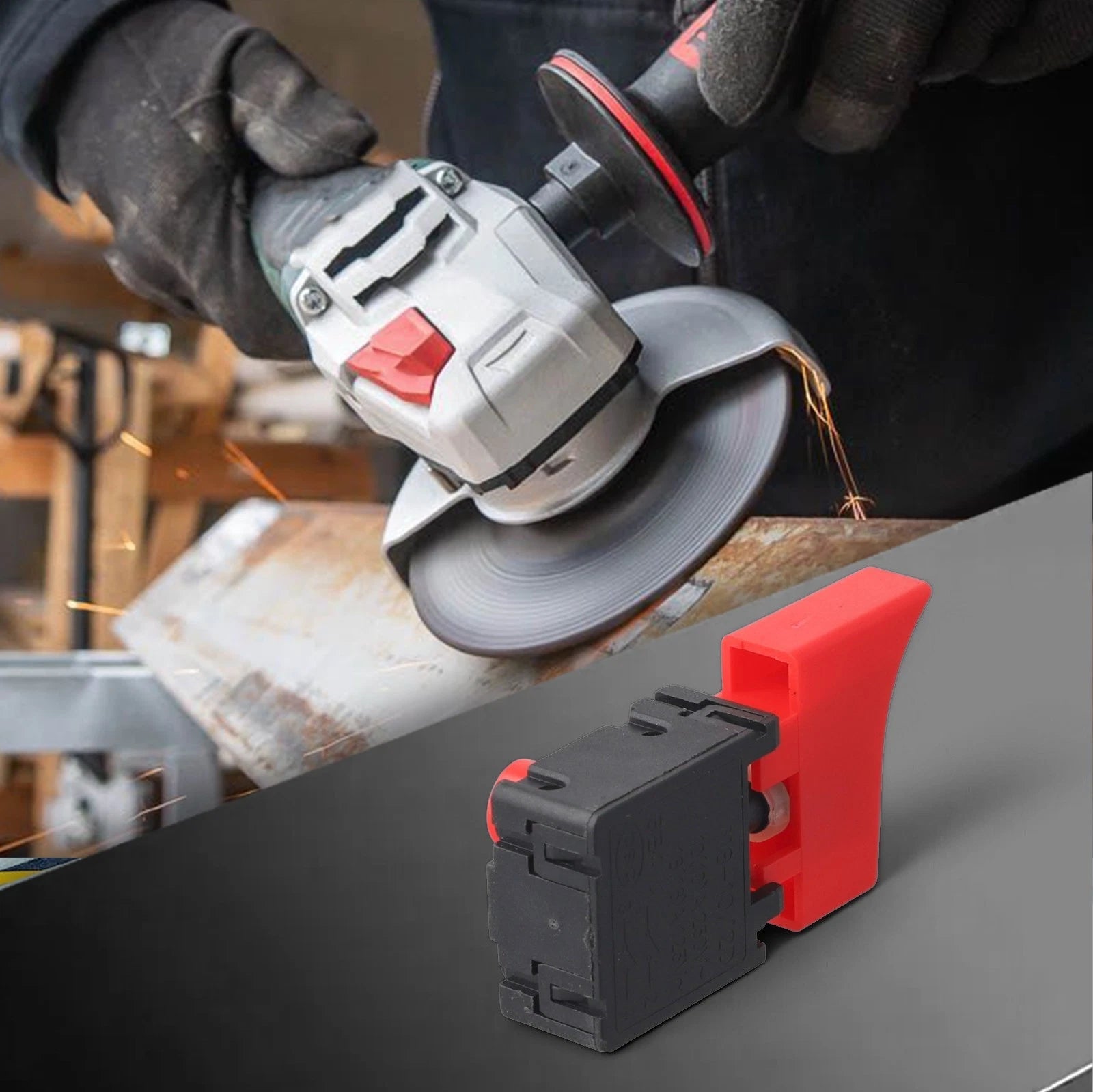 Electric Power Tool Switch for 125 Type Angle Grinders