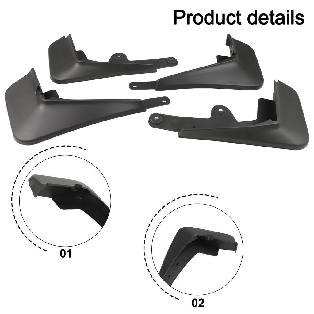 Set of 4 Mudflaps for Mazda CX30 (2020–2023)