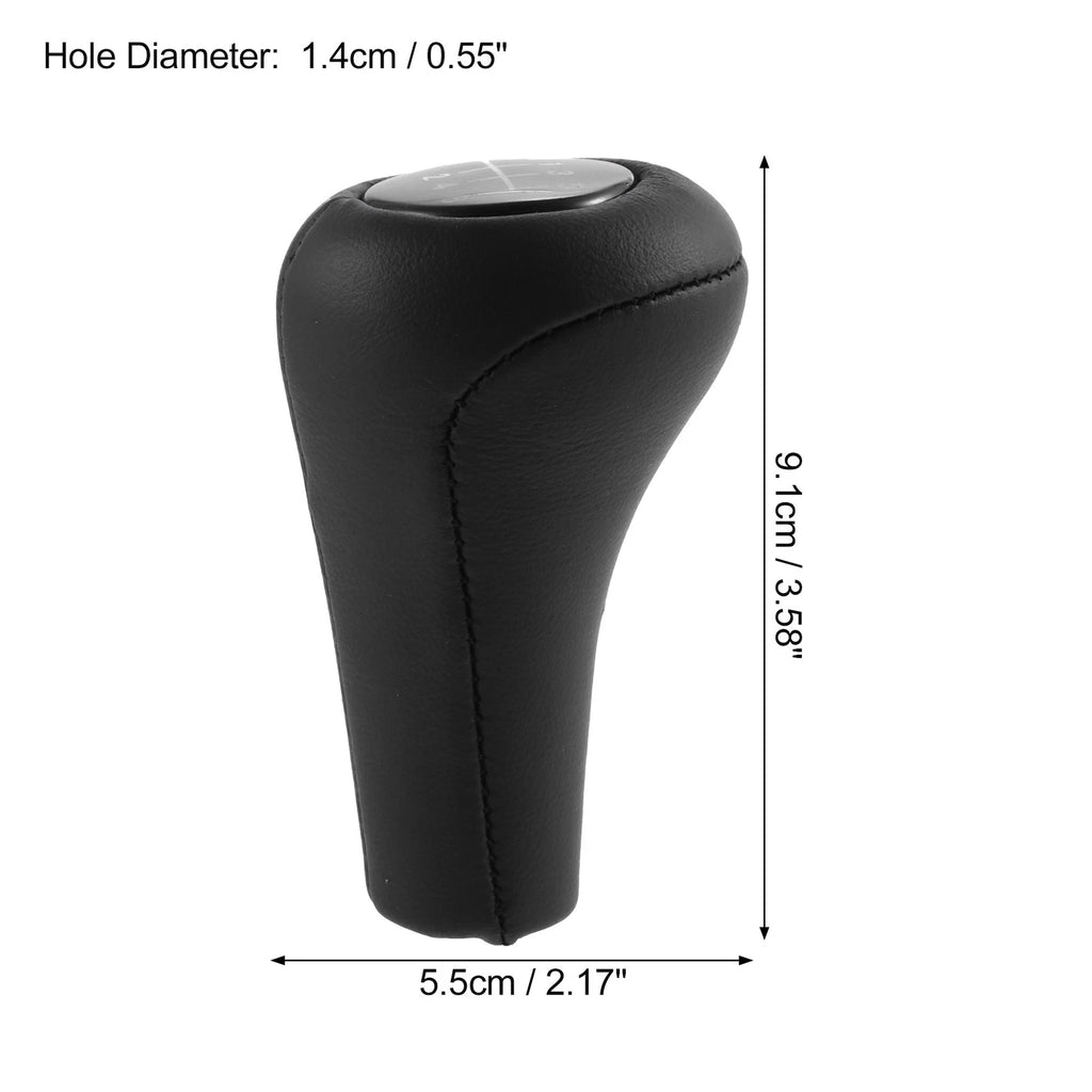 6 Speed Manual Shift Knob Faux Leather for BMW 3 Series (2006–2019)