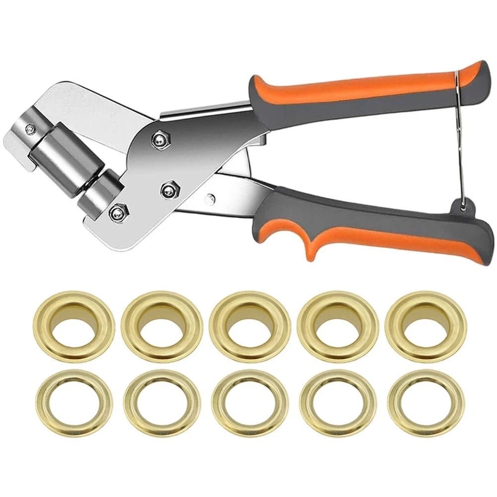 10mm Grommet Kit (100 Pieces) for Fabric and Tarp Projects