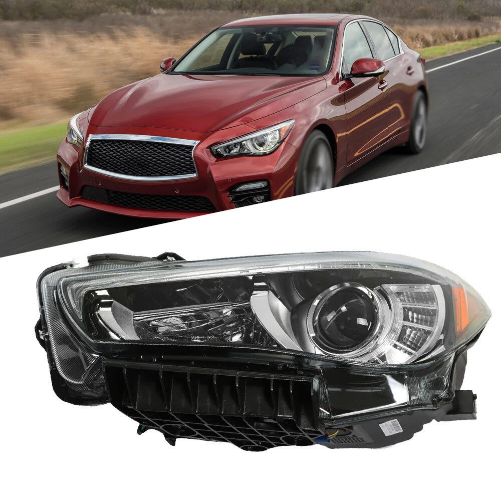 LED DRL Headlight Driver Side for Infiniti Q50 (2014–2022) NO AFS