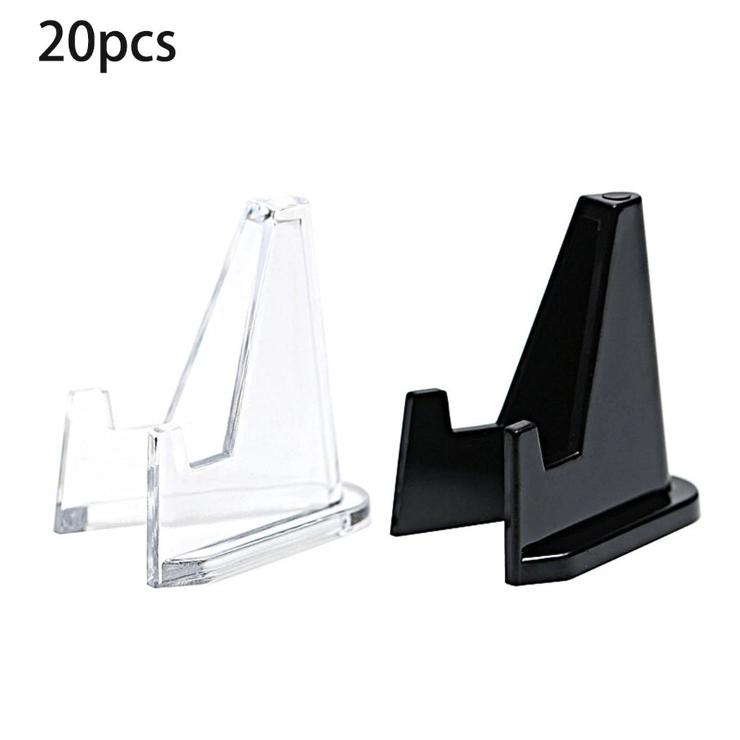 20X Plastic Coin Display Stands for Badges Challenge Coins