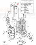 Thermostat for Yamaha F115 HP (2006-Late) 6EK-12411-00-00
