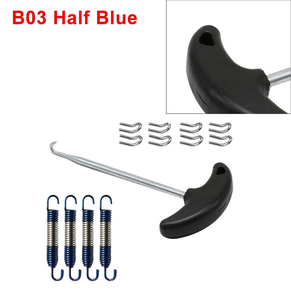 Exhaust Pipe Muffler Mounting Springs Hooks Kit for Universal Fit