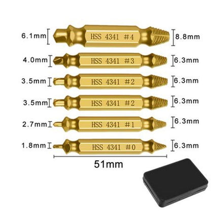 Screw Extractor Kit for Home Repair (Left-hand Drill)
