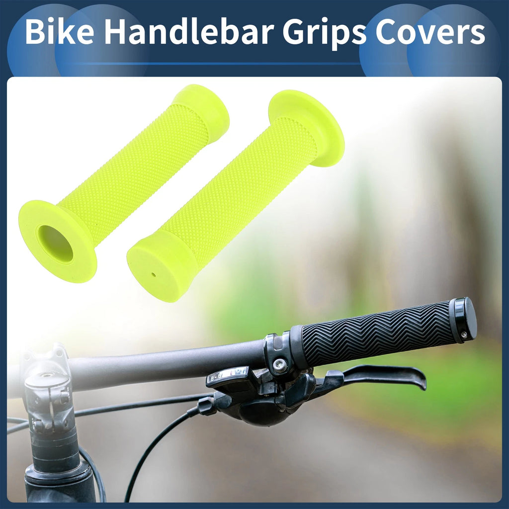 Handlebar Grips Rubber End Covers 130mm for Universal Bike 1 Pair
