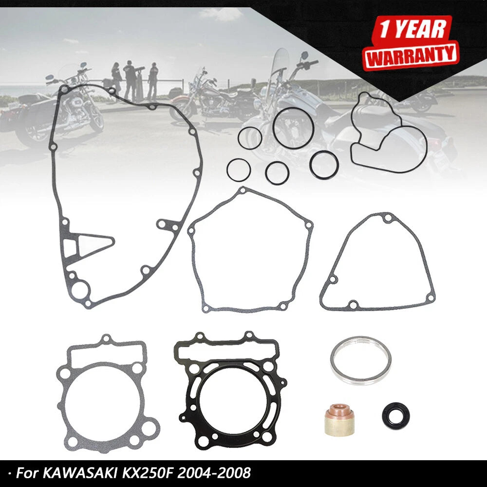Complete Gasket Kit for Kawasaki KX250F (2004–2008)