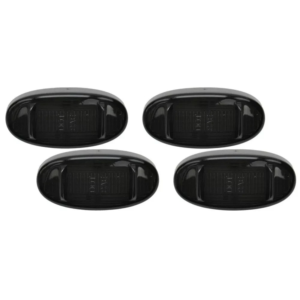 Smoked LED Fender Side Marker Lights for Ford F250 F350 F450 (2011–2018)