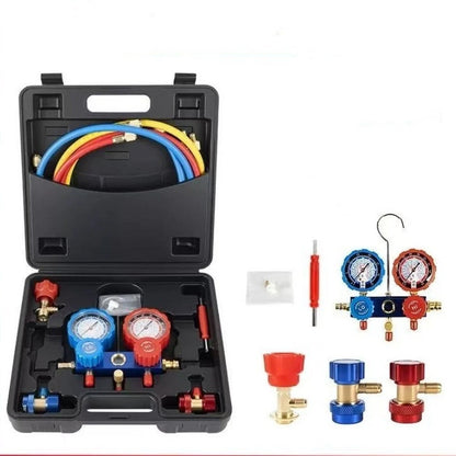 R134a Gauge Kit for Automotive (Includes Manifold & Accessories)