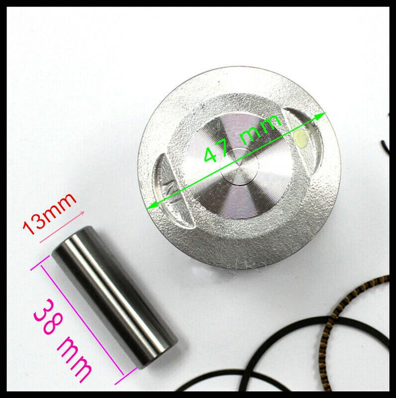 Piston Rings Set for Thumpstar Atomik Pit Pro 70cc 90cc (47mm 13mm)
