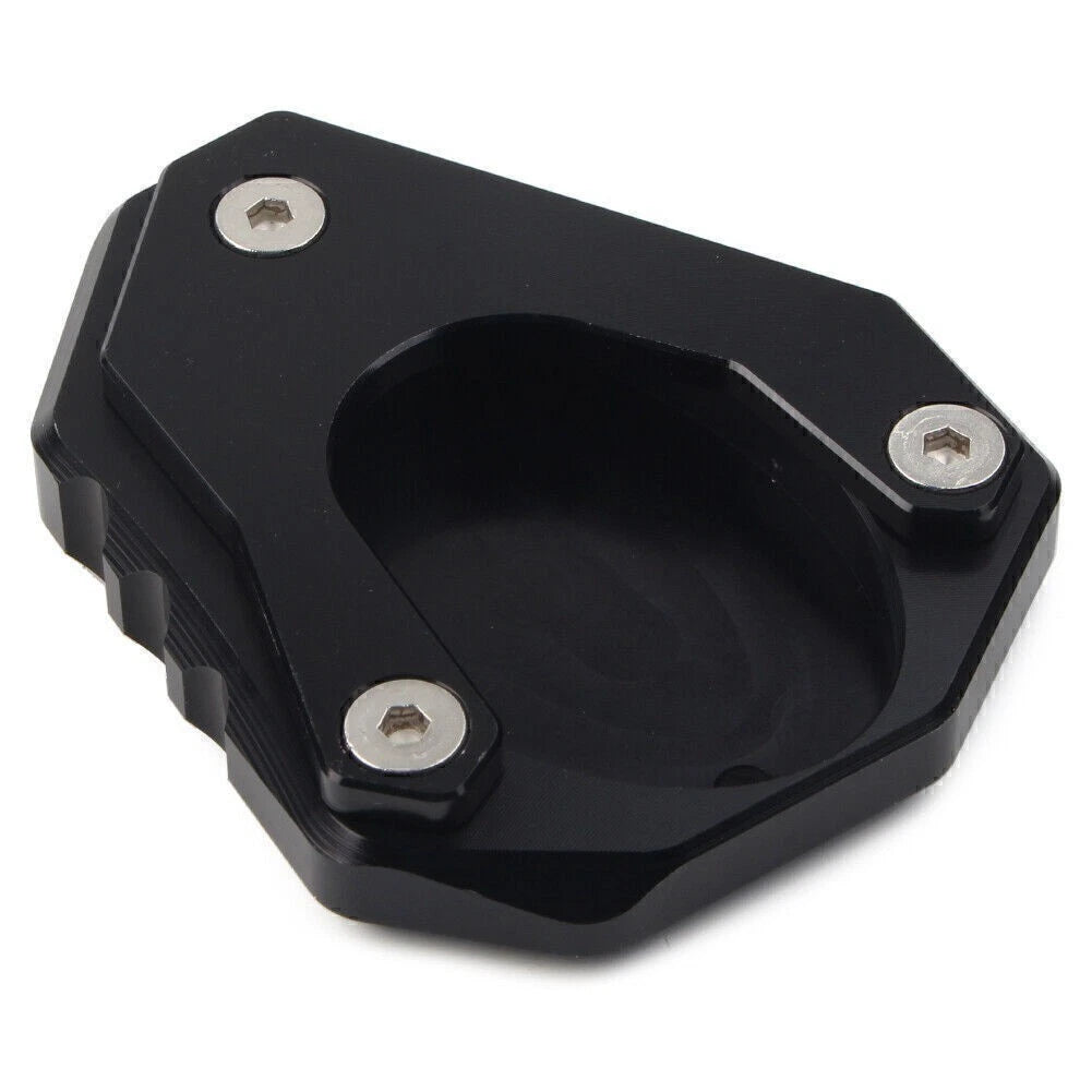 Kickstand Side Stand Enlarger Plate for Kawasaki Ninja 400 (2018–2020) Black