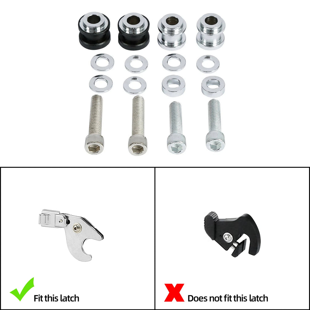 Sissybar Backrest Luggage Rack Docking Kit for Harley Softail (2018–2023) Chrome