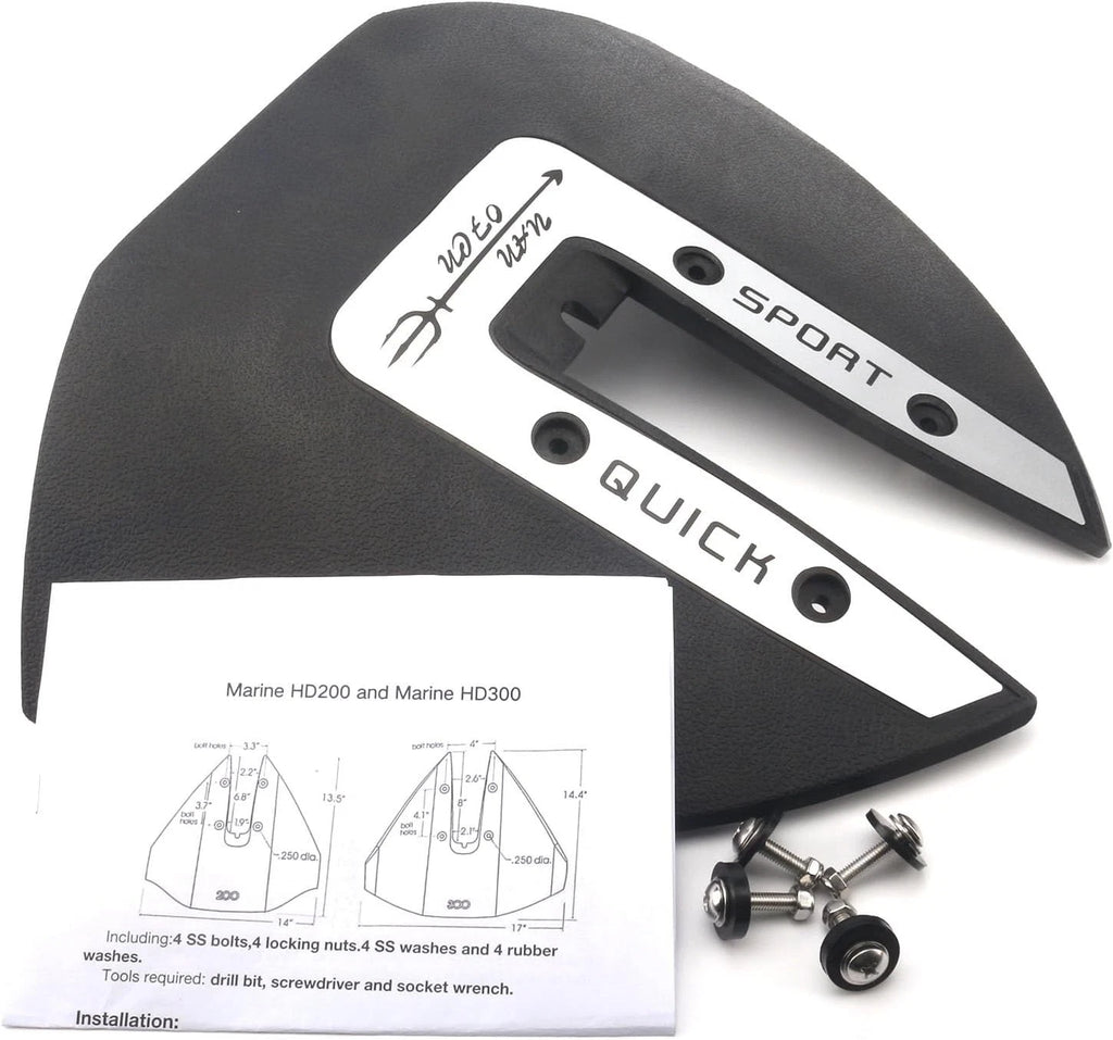 Whale Tail Hydrofoil Stabilizer for Outboard 40-300 HP (Universal)
