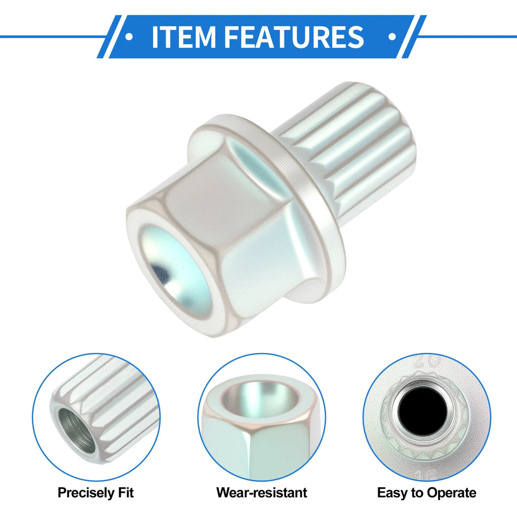 Wheel Lock Lug Nut Key Adapter for BMW Anti Theft Removal (2005–2024)