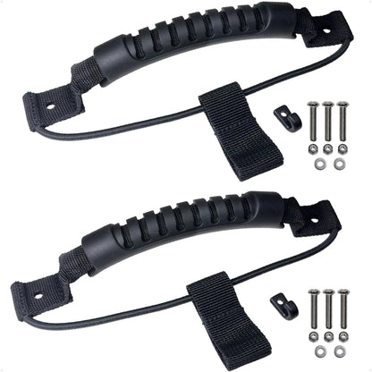 2X Side-Mount Kayak Handles with Bungee Paddle Hook Holder - FO4862