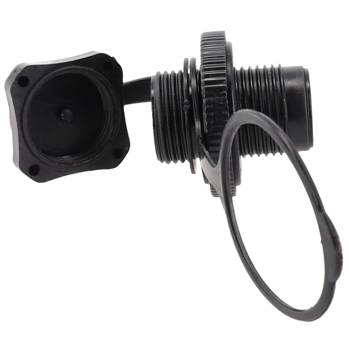 Air Cap Screw Valve for - Set of 2, White/Black