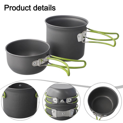 Portable Cookware Set for Outdoor Cooking