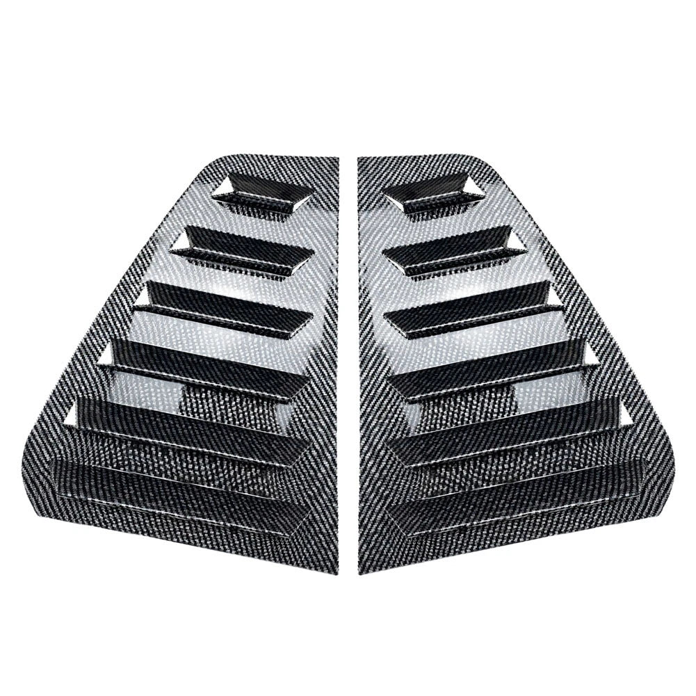 Rear Window Side Vent Shutter Louver Cover Trim Fit VW Golf MK7 MK7.5 14-19 Pair