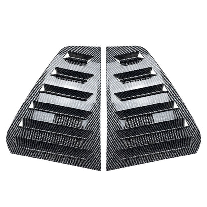 Rear Window Side Vent Shutter Louver Cover Trim Fit VW Golf MK7 MK7.5 14-19 Pair