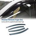 Window Deflectors Side Vent Visors for Hyundai Sonata (2011–2014) 1 Set