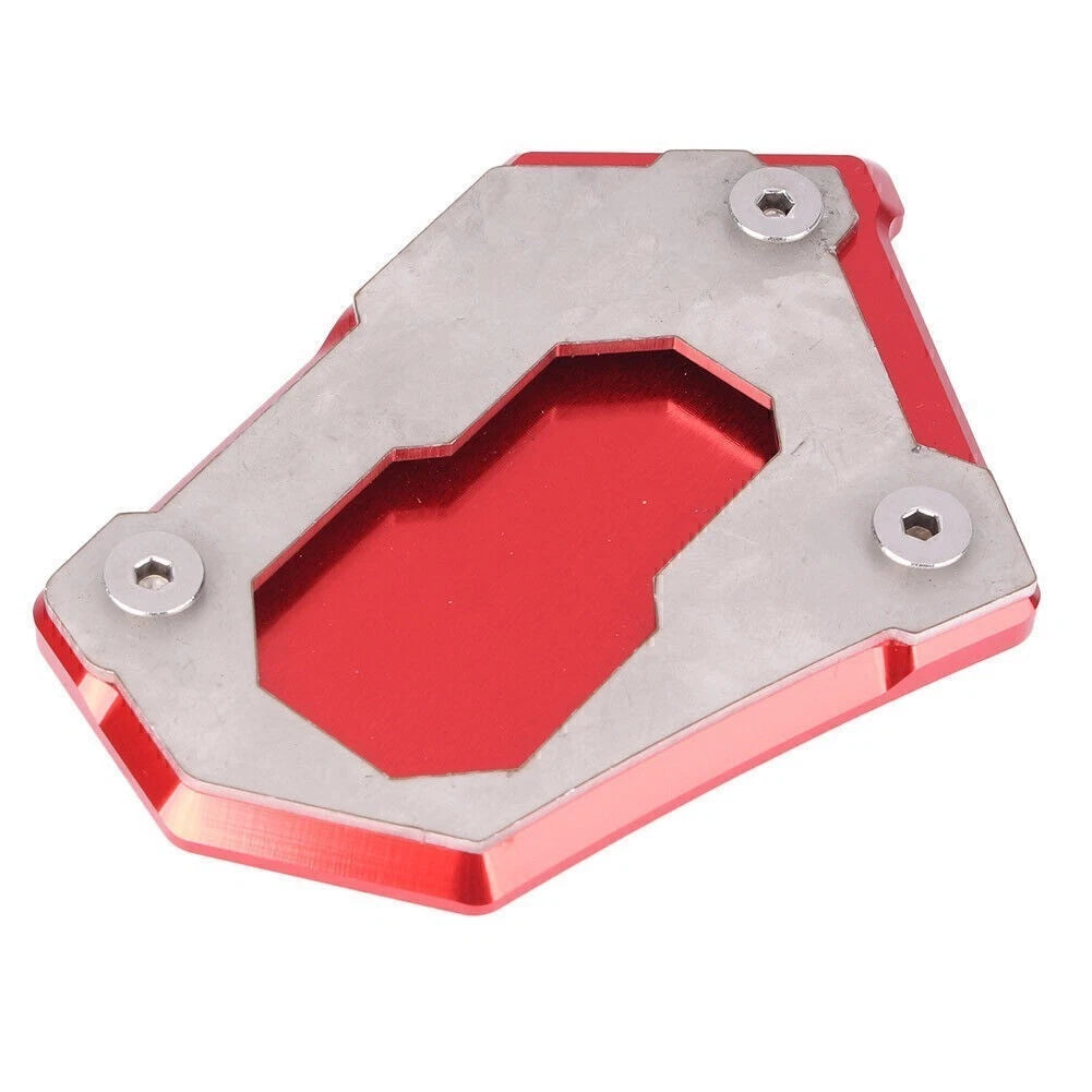 Side Stand Kickstand Plate Pad for BMW R1200GS LC (2013–2016) Red