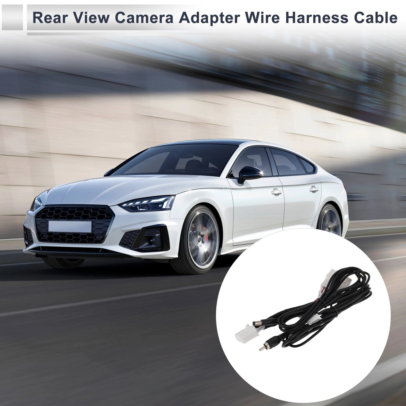 Rear View Camera Adapter Wire Harness Cable for Mazda 3 Sedan (2014–2018)