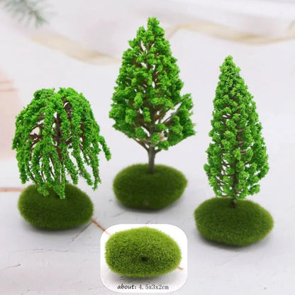 Plastic Mini Landscape Trees for Model Trains and Displays