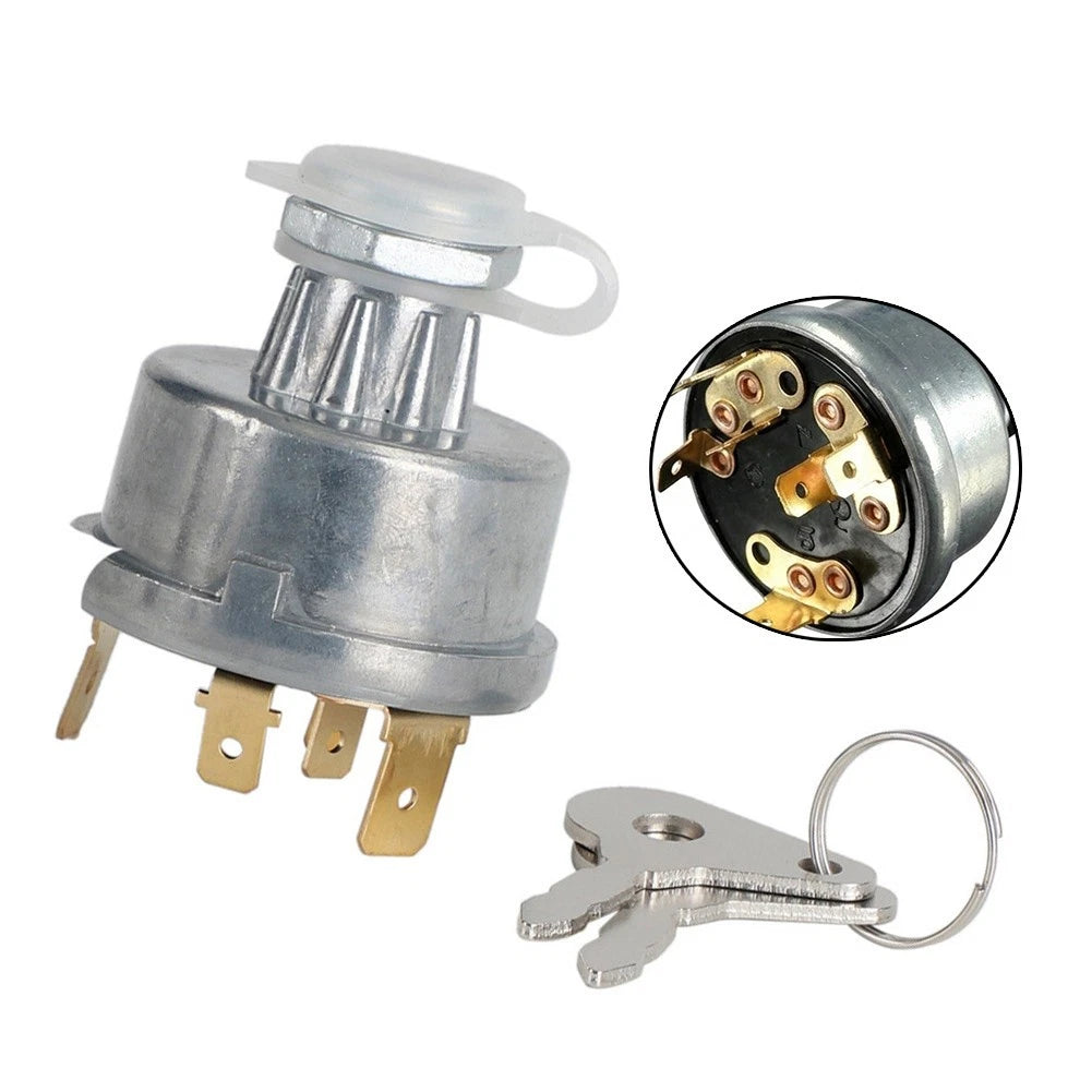 Ignition Switch with Cap for Lucas 35670 Tractors